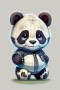 Cute_Animal_Characters_Picture_of_a_cute_panda_wearing_a_footb_3